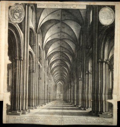 San Pablo. La nave. Estado 1 de Wenceslaus Hollar
